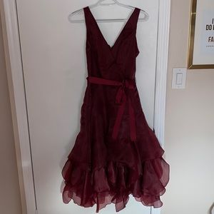 Party dress with a layered skirt